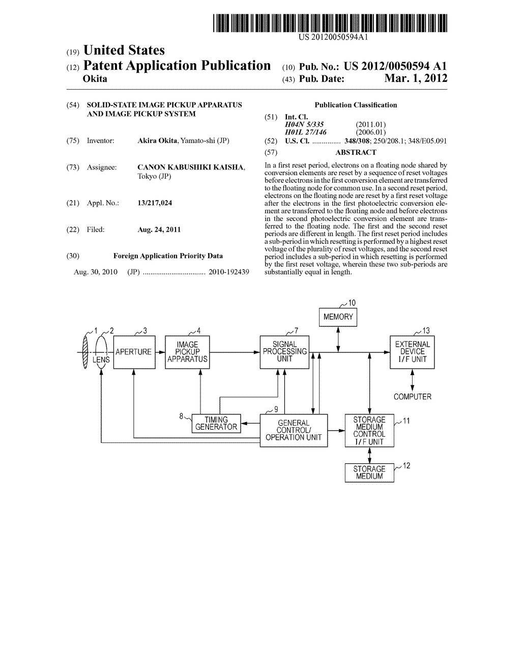 SOLID-STATE IMAGE PICKUP APPARATUS AND IMAGE PICKUP SYSTEM - diagram, schematic, and image 01