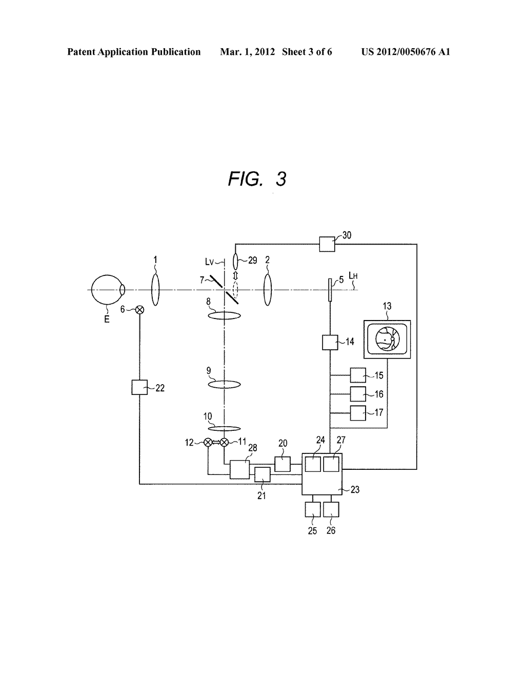 FUNDUS CAMERA AND CONTROL METHOD FOR THE FUNDUS CAMERA - diagram, schematic, and image 04