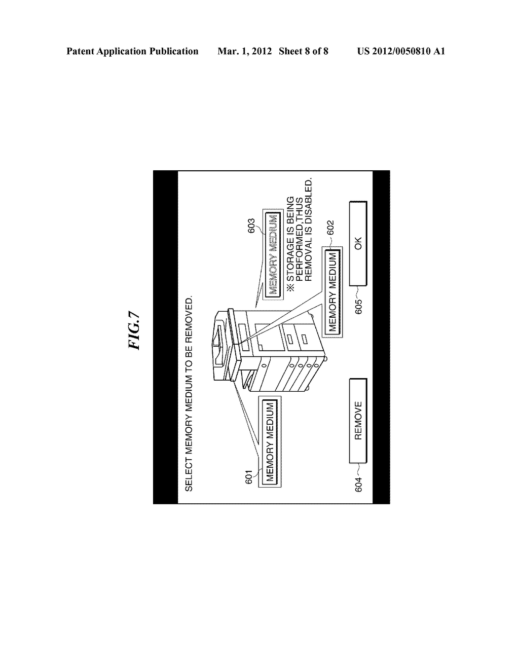 INFORMATION PROCESSING APPARATUS PERFORMING TRANSMISSION AND RECEPTION OF     DIGITAL DATA WITH MEMORY MEDIUM, DISPLAY CONTROL METHOD THEREFOR, AND     DISPLAY CONTROL PROGRAM - diagram, schematic, and image 09