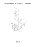 SIMPLIFIED HINGE AND A PORTABLE ELECTRONIC DEVICE WITH THE SAME diagram and image