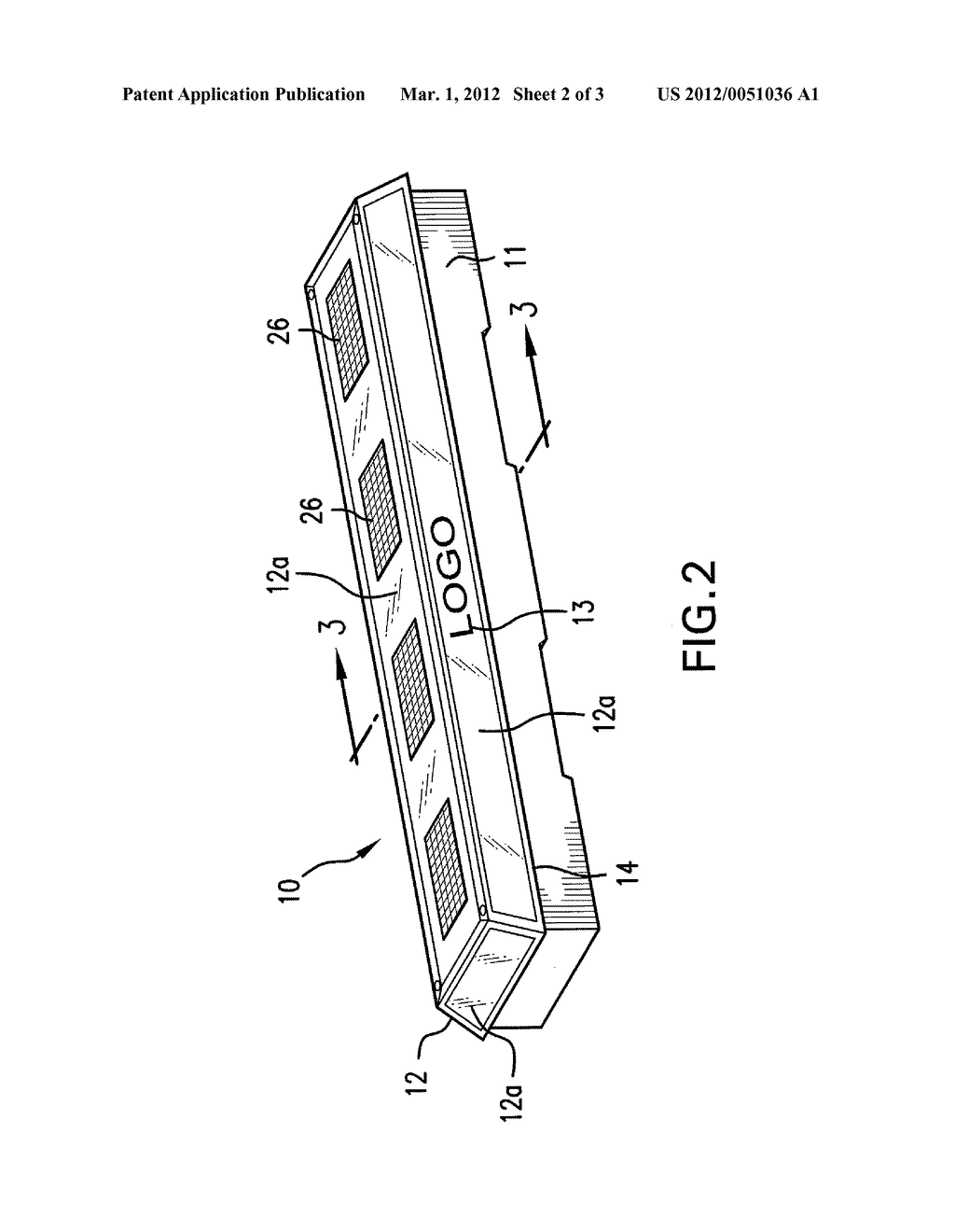 Illuminated Parking Barrier - diagram, schematic, and image 03