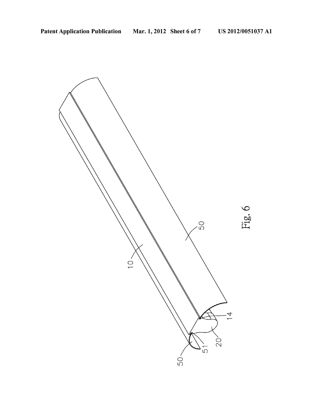 STRUCTURE OF HOLDER OF LED LIGHTING TUBE - diagram, schematic, and image 07