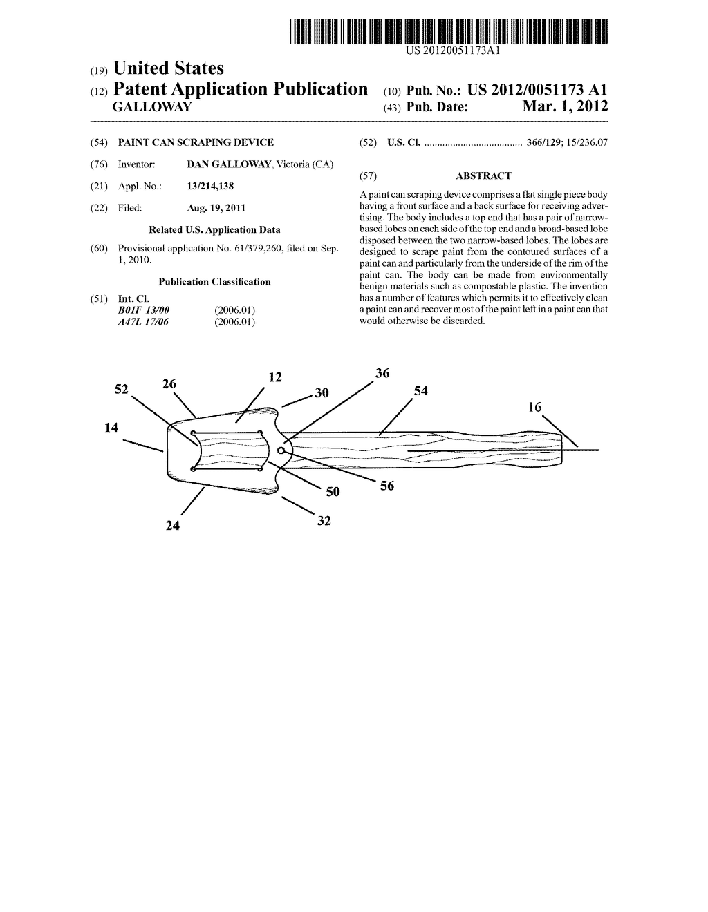 PAINT CAN SCRAPING DEVICE - diagram, schematic, and image 01