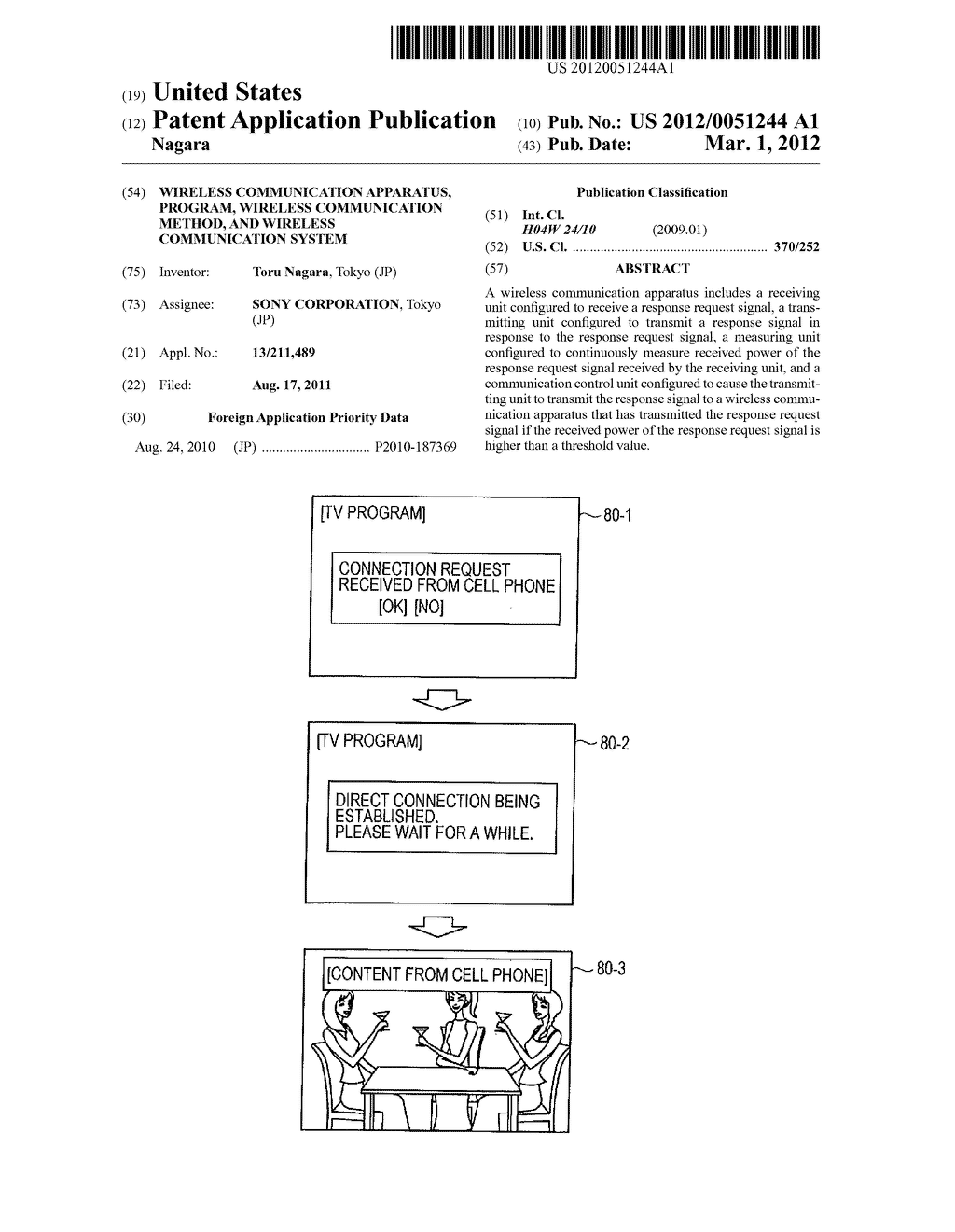 WIRELESS COMMUNICATION APPARATUS, PROGRAM, WIRELESS COMMUNICATION METHOD,     AND WIRELESS COMMUNICATION SYSTEM - diagram, schematic, and image 01