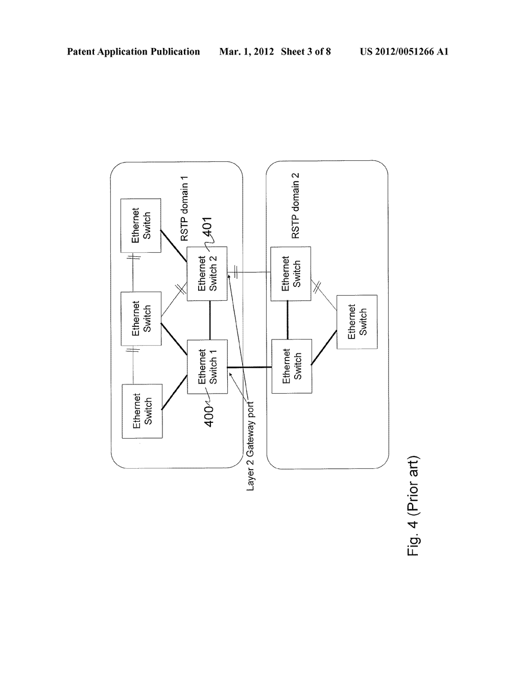 METHODS AND ARRANGEMENTS FOR CONFIGURING THE L2GPS IN A FIRST STP DOMAIN     CONNECTED TOWARDS A SECOND STP DOMAIN - diagram, schematic, and image 04