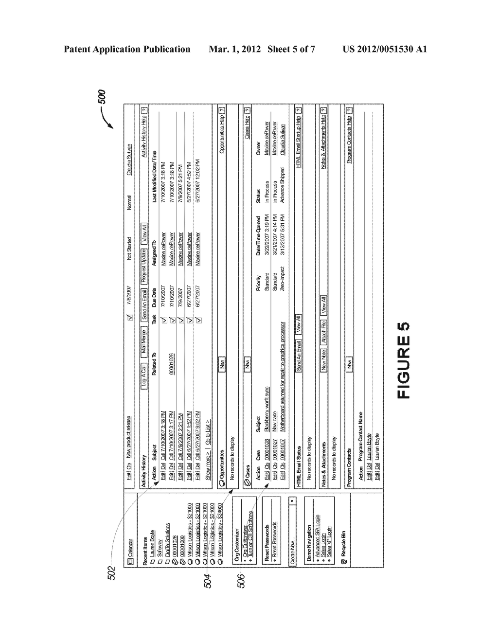 METHOD AND SYSTEM FOR INTEGRATING A PBX-EQUIPPED CLIENT AND AN ON-DEMAND     DATABASE SERVICE - diagram, schematic, and image 06