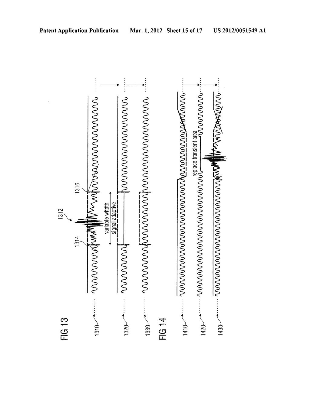 APPARATUS, METHOD AND COMPUTER PROGRAM FOR MANIPULATING AN AUDIO SIGNAL     COMPRISING A TRANSIENT EVENT - diagram, schematic, and image 16