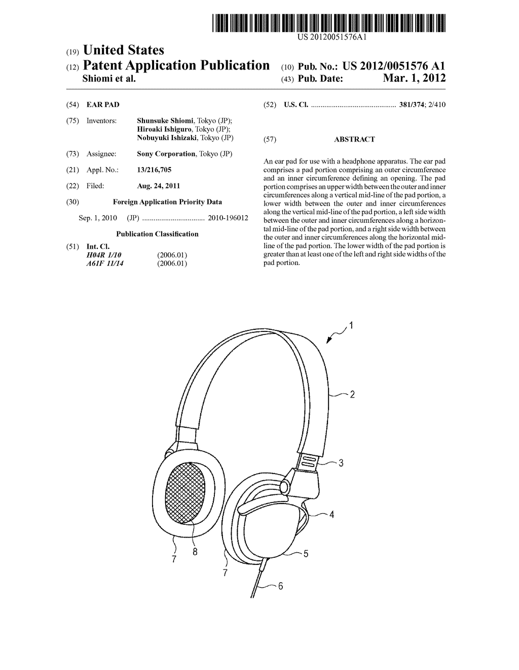 EAR PAD - diagram, schematic, and image 01