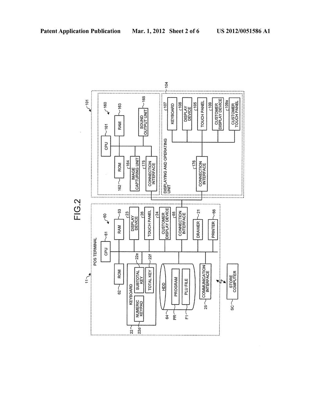 STORE SYSTEM, READING APPARATUS, AND SALES REGISTRATION APPARATUS - diagram, schematic, and image 03