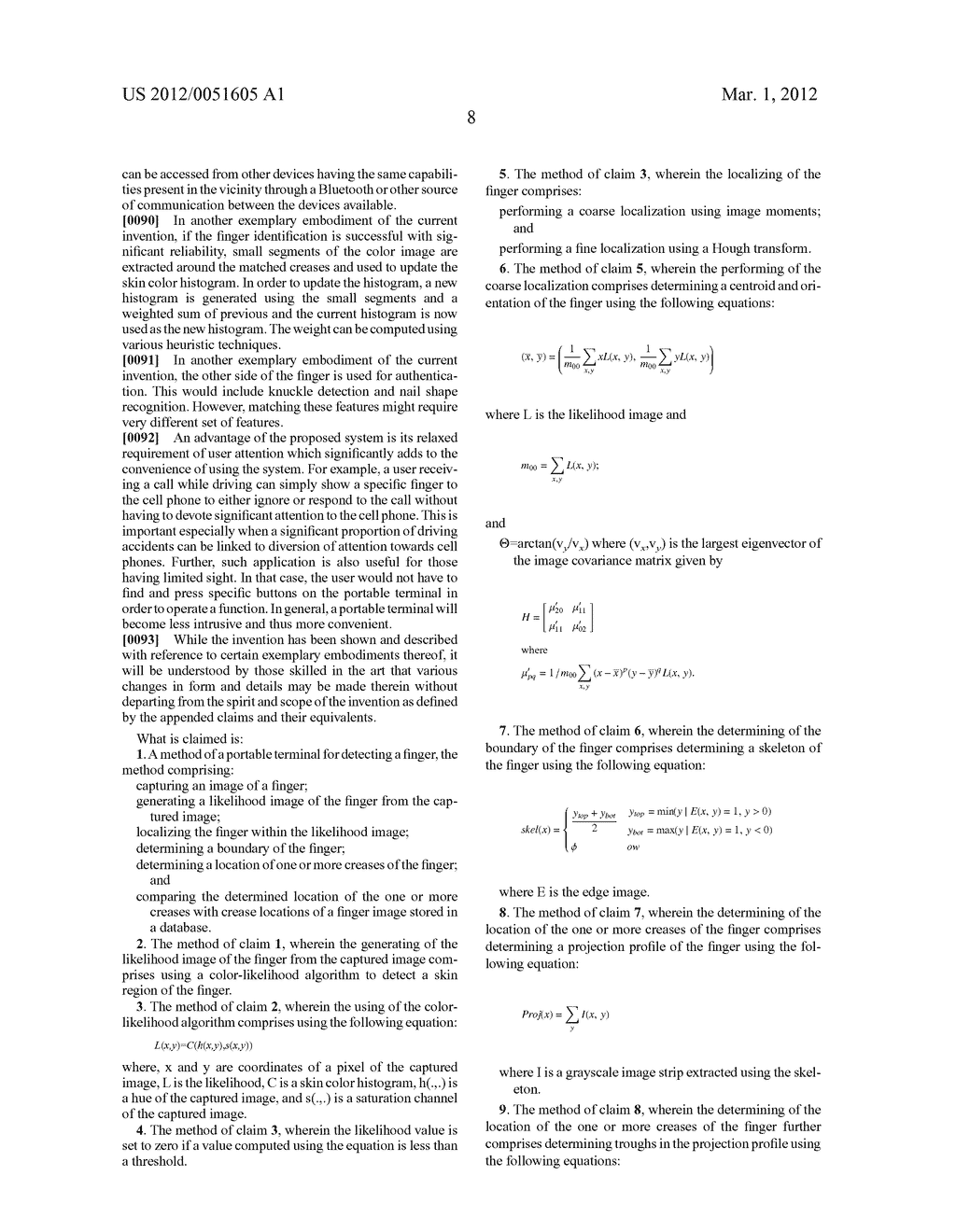 METHOD AND APPARATUS OF A GESTURE BASED BIOMETRIC SYSTEM - diagram, schematic, and image 18