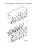 Heated air curtain warmer diagram and image