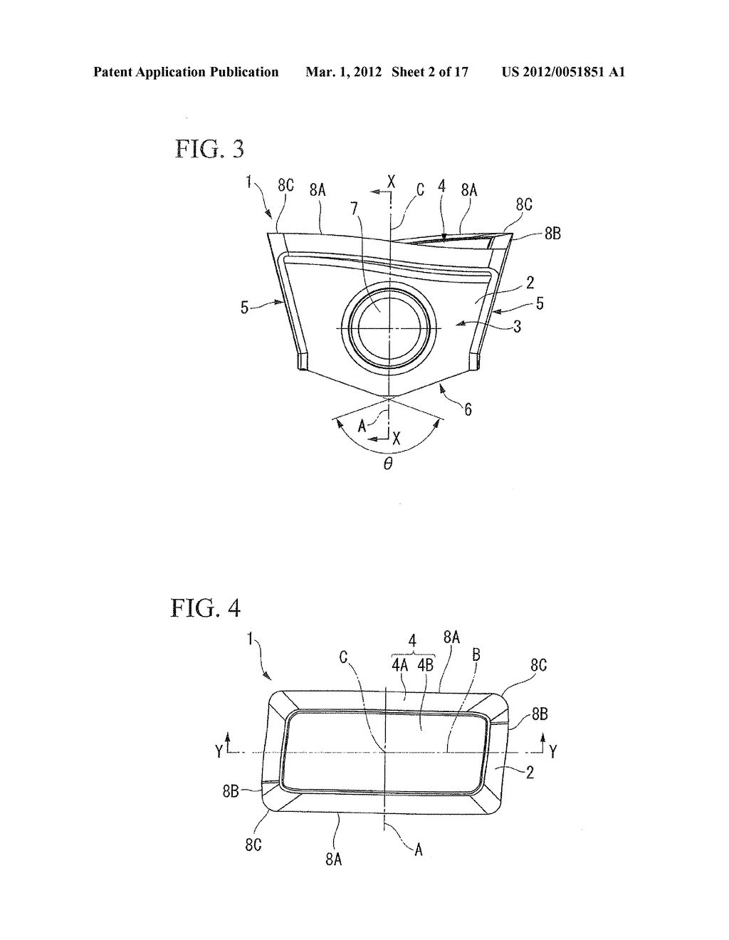CUTTING INSERT AND REMOVABLE INSERT-TYPE CUTTING TOOL - diagram, schematic, and image 03