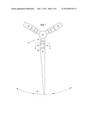 SECONDARY AIRFOIL MOUNTED ON STALL FENCE ON WIND TURBINE BLADE diagram and image