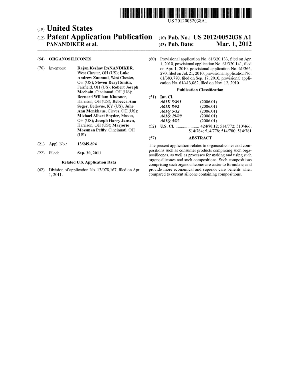 Organosilicones - diagram, schematic, and image 01