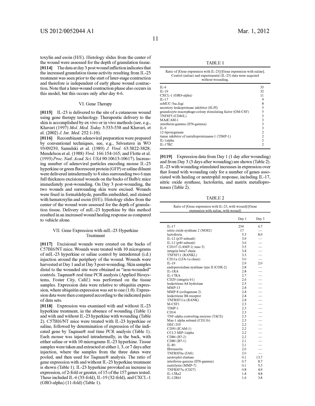 USES OF MAMMALIAN CYTOKINE; RELATED REAGENTS - diagram, schematic, and image 12