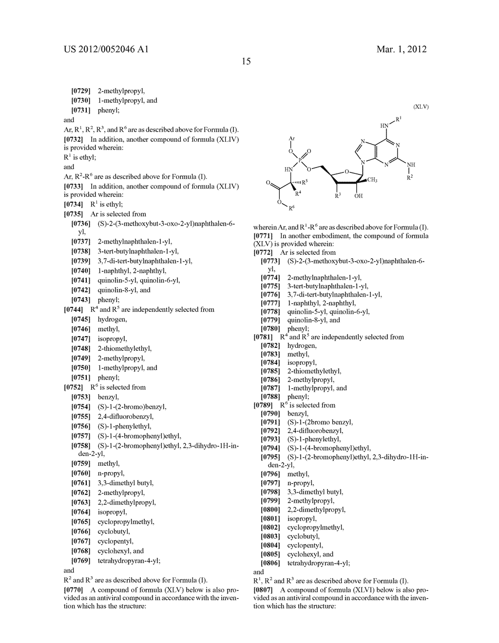 Phosphoramidate Derivatives of Guanosine Nucleoside Compunds for Treatment     of Viral Infections - diagram, schematic, and image 16