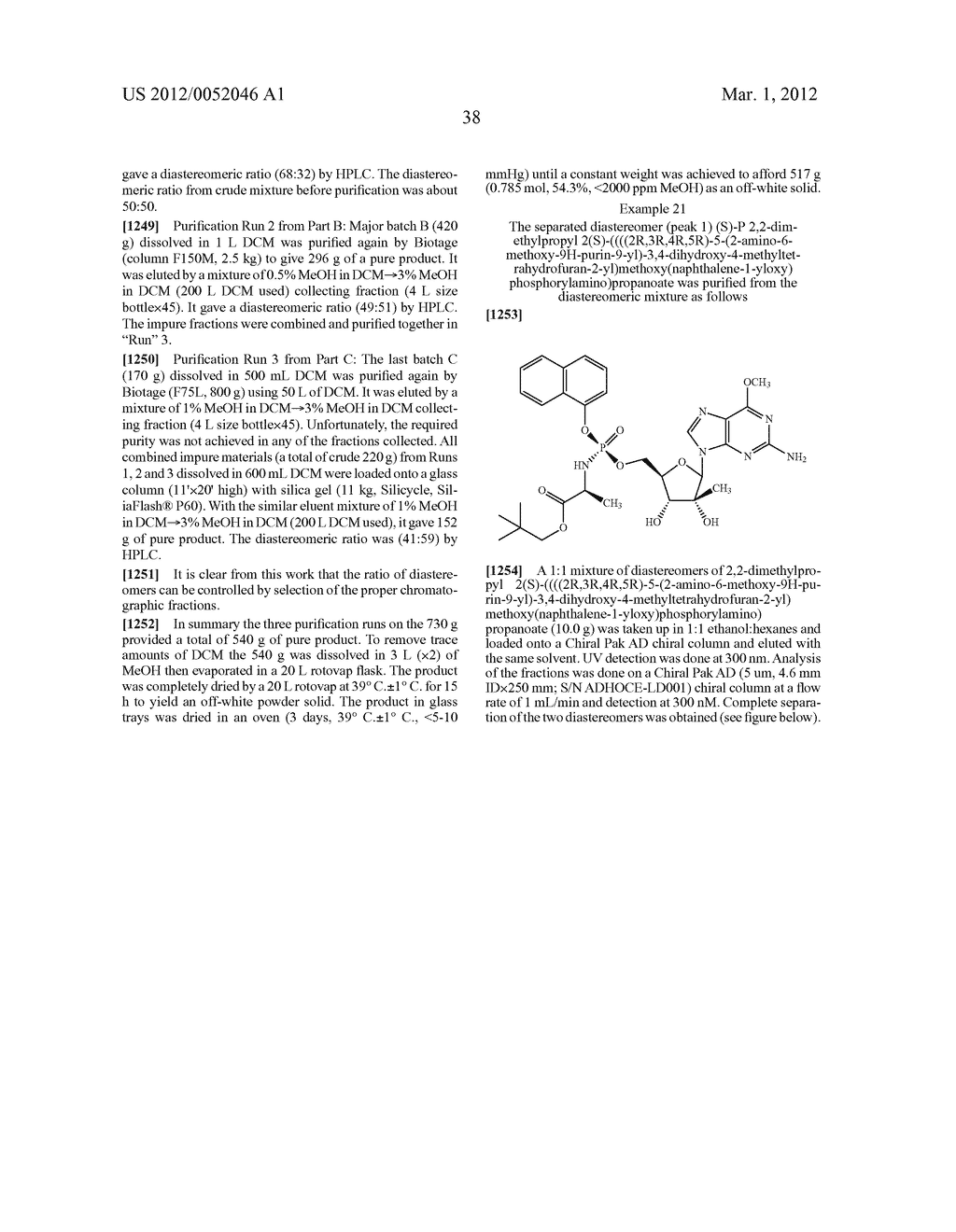 Phosphoramidate Derivatives of Guanosine Nucleoside Compunds for Treatment     of Viral Infections - diagram, schematic, and image 39