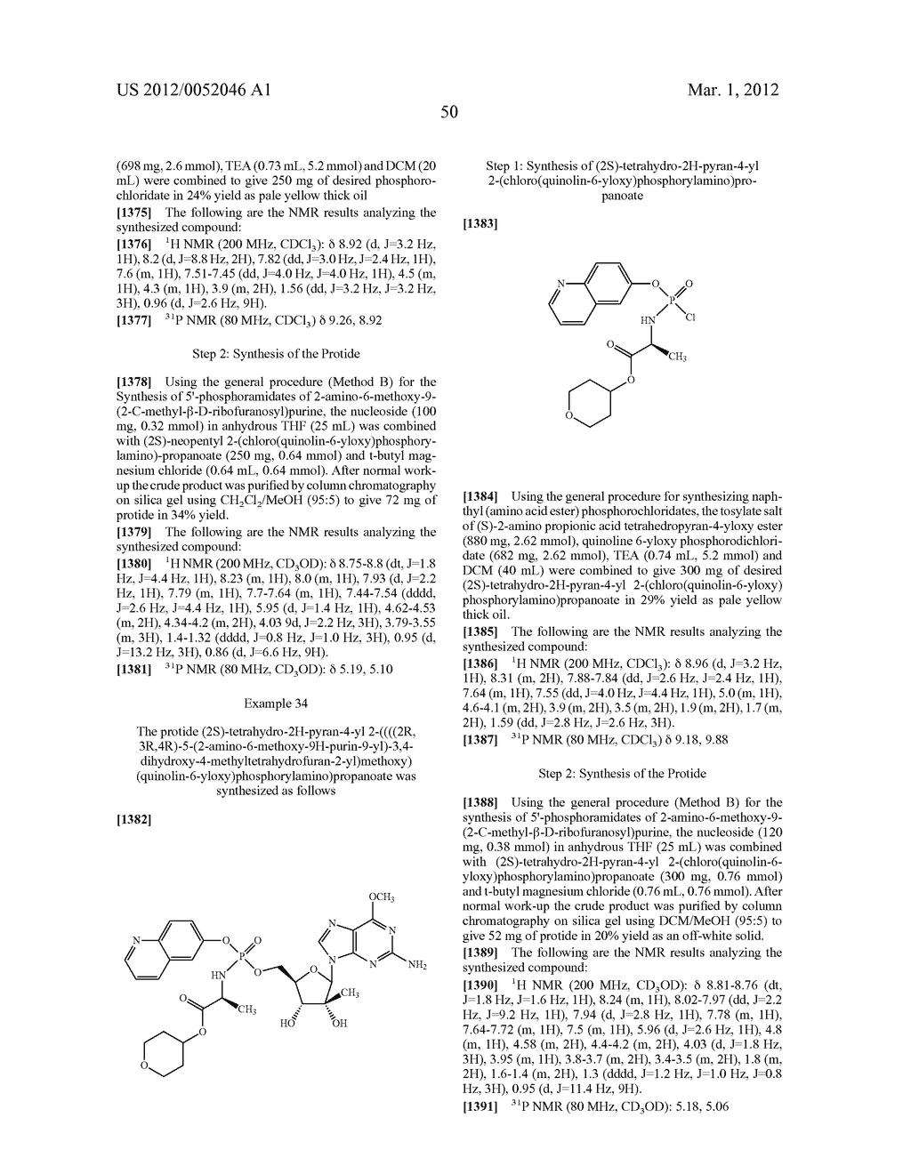 Phosphoramidate Derivatives of Guanosine Nucleoside Compunds for Treatment     of Viral Infections - diagram, schematic, and image 51