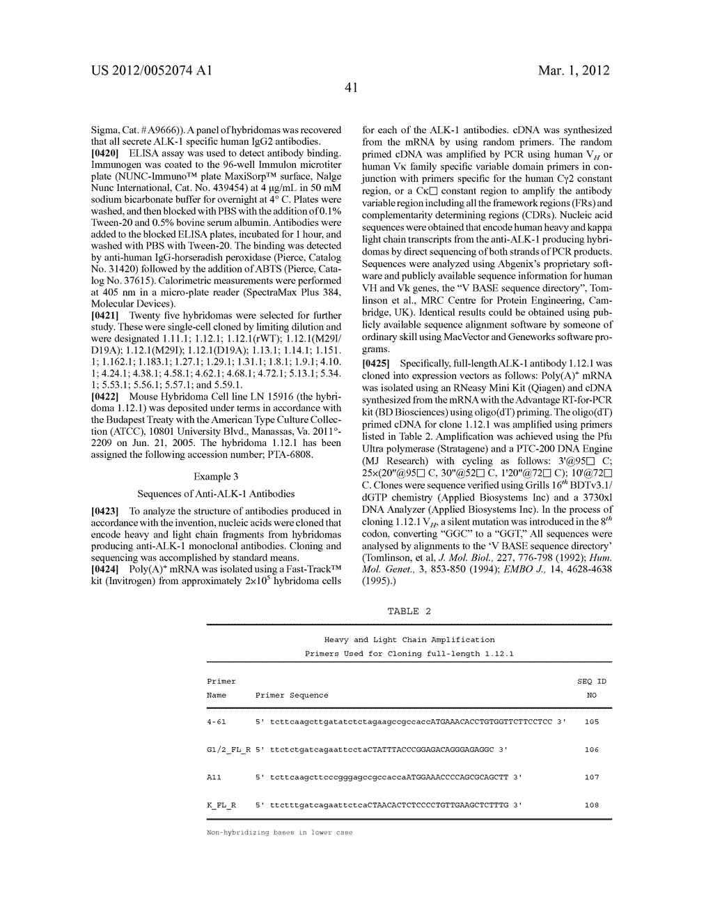 HUMAN MONOCLONAL ANTIBODIES TO ACTIVIN RECEPTOR-LIKE KINASE-1 - diagram, schematic, and image 57