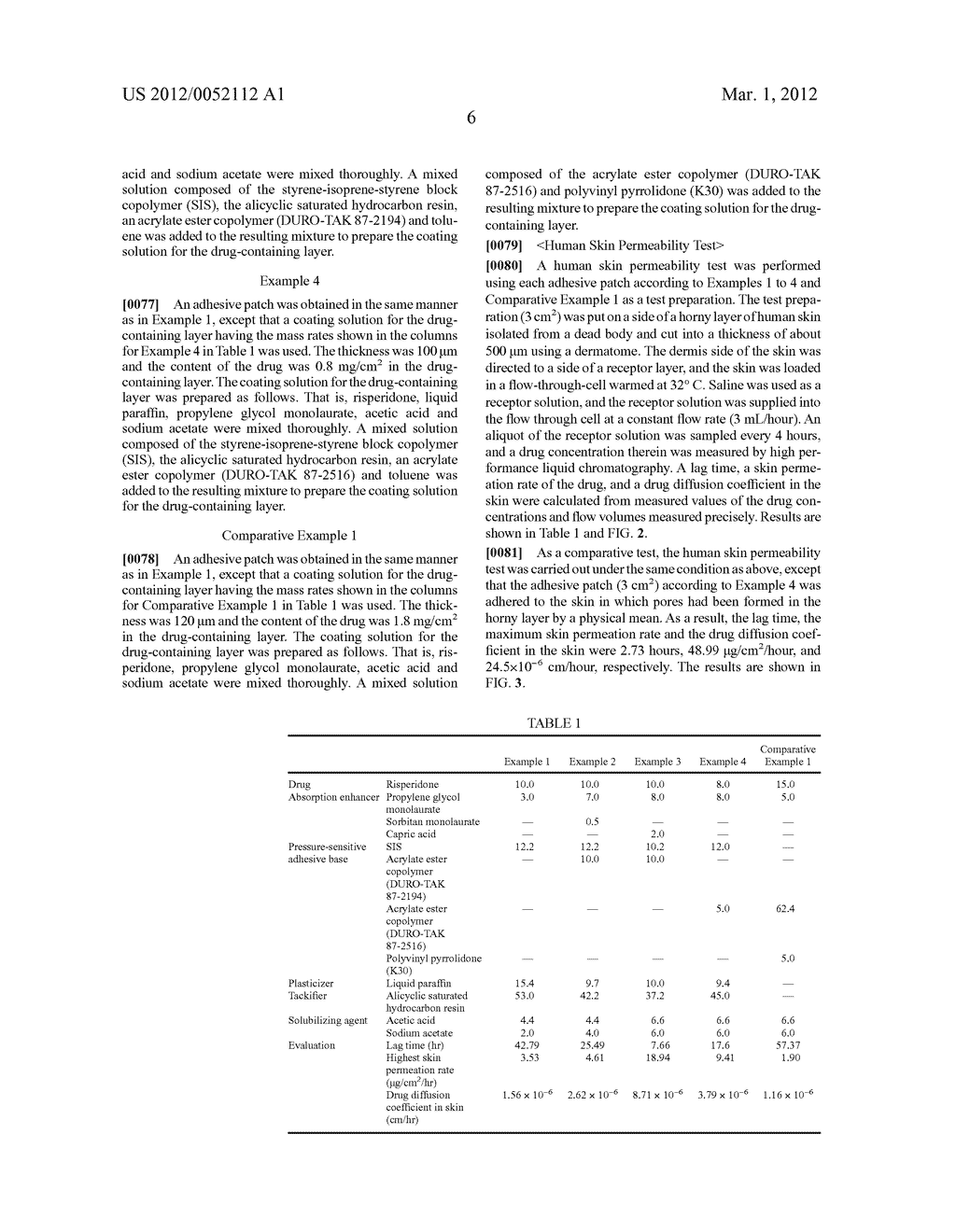 RISPERIDONE-CONTAINING TRANSDERMAL PREPARATION AND ADHESIVE PATCH USING     SAME - diagram, schematic, and image 15