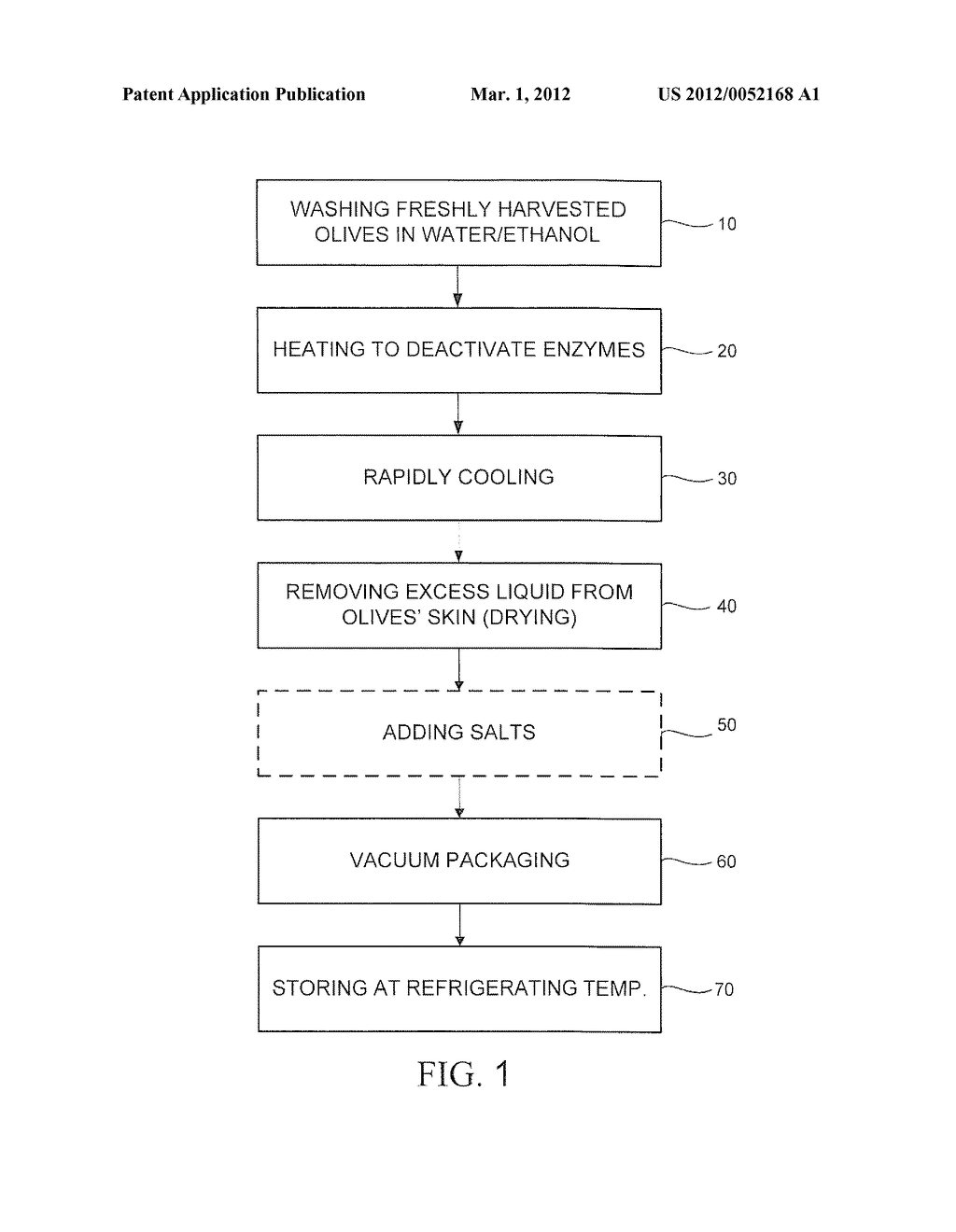  METHOD FOR TREATING OLIVES TO BE UTILIZED FOR OLIVE OIL PRODUCTION - diagram, schematic, and image 02