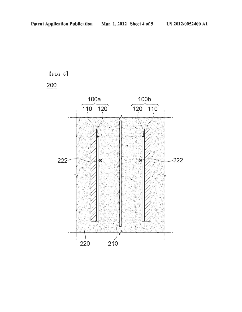 ELECTRODE STRUCTURE AND METHOD FOR MANUFACTURING THE ELECTRODE STRUCTURE,     AND ENERGY STORAGE APPARATUS WITH THE  ELECTRODE STRUCTURE - diagram, schematic, and image 05