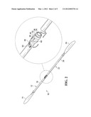 PADDLE HAVING A LEVER FOR GENERATING SOUND diagram and image