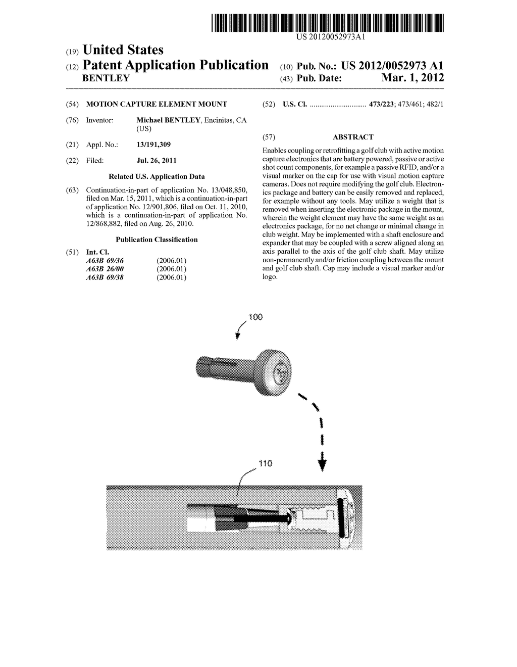 MOTION CAPTURE ELEMENT MOUNT - diagram, schematic, and image 01