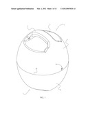 Separable Weight Adjustable Medicine Ball diagram and image