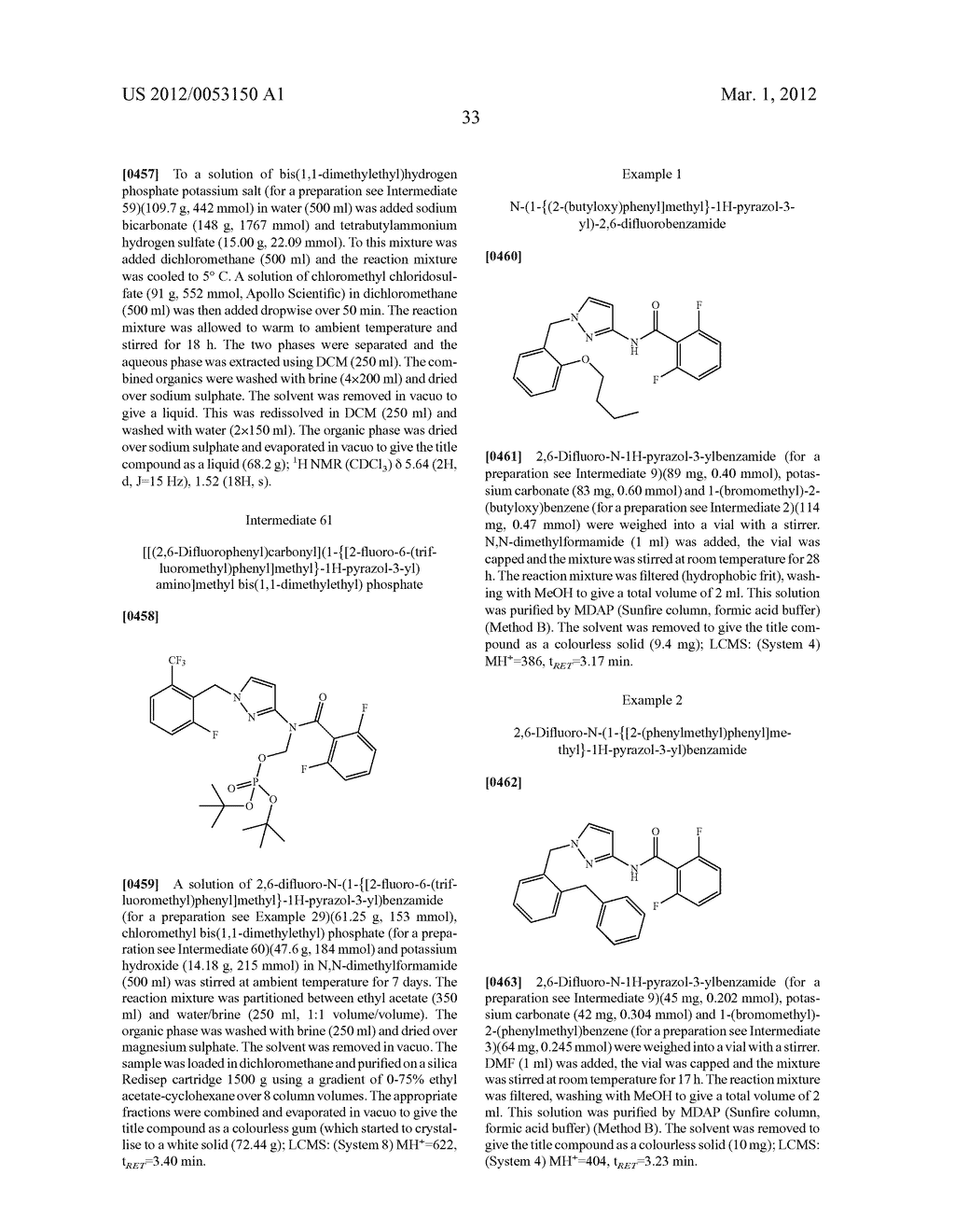 N-PYRAZOLYL CARBOXAMIDES AS CRAC CHANNEL INIHIBITORS - diagram, schematic, and image 34