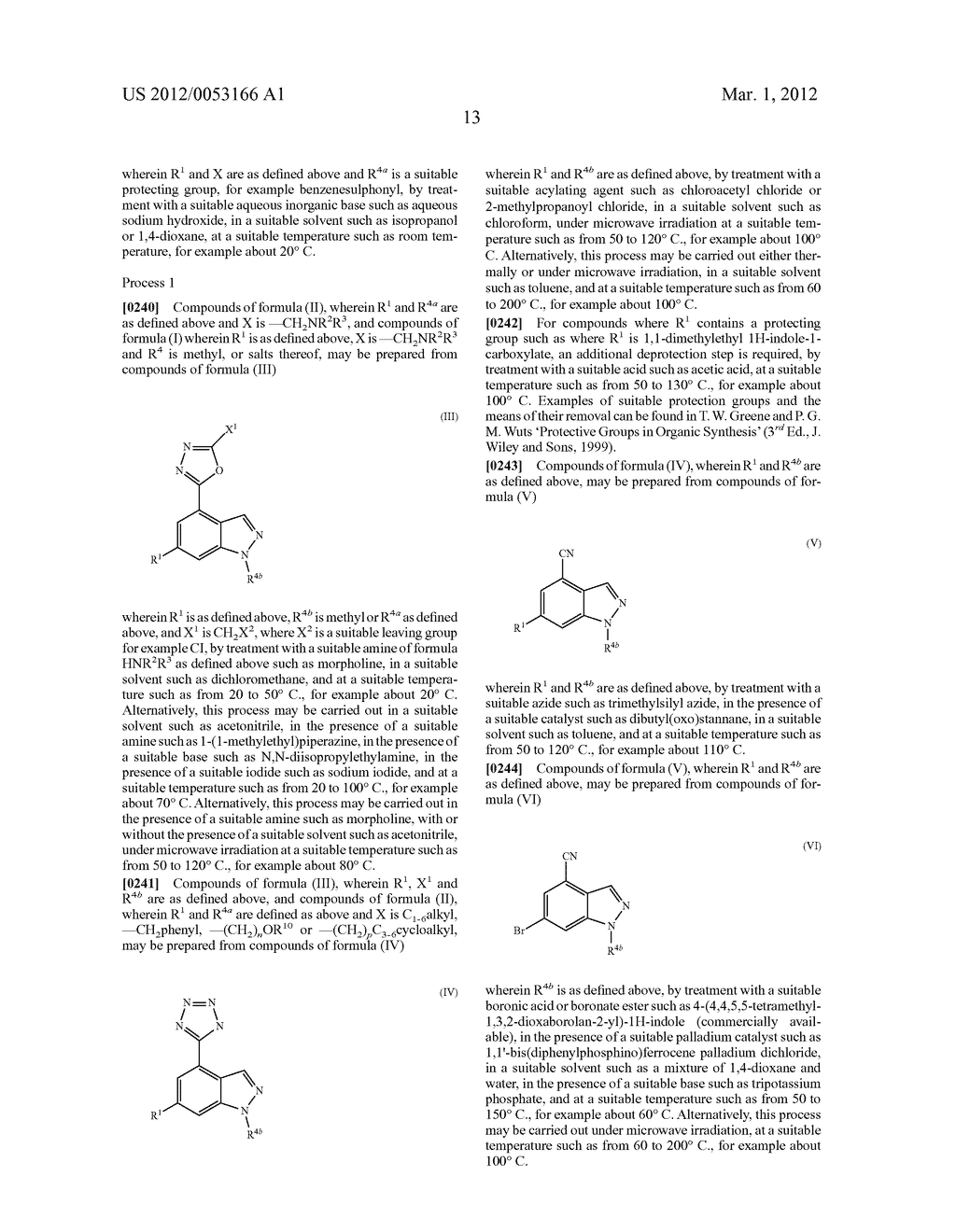 4-Oxadiazol-2-YL-Indazoles as Inhibitors of P13 Kinases - diagram, schematic, and image 14