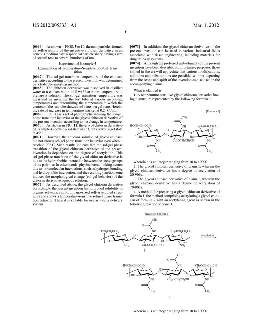 GLYCOL CHITOSAN DERIVATIVE, PREPARATION METHOD THEREOF AND DRUG DELIVERY     SYSTEM COMPRISING THE SAME - diagram, schematic, and image 15