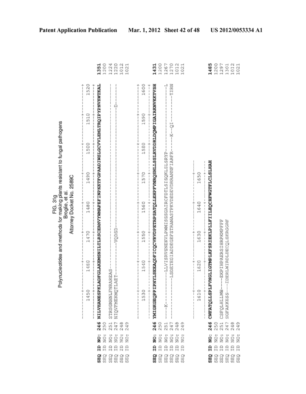 Polynucleotides and methods for making plants resistant to fungal     pathogens - diagram, schematic, and image 43