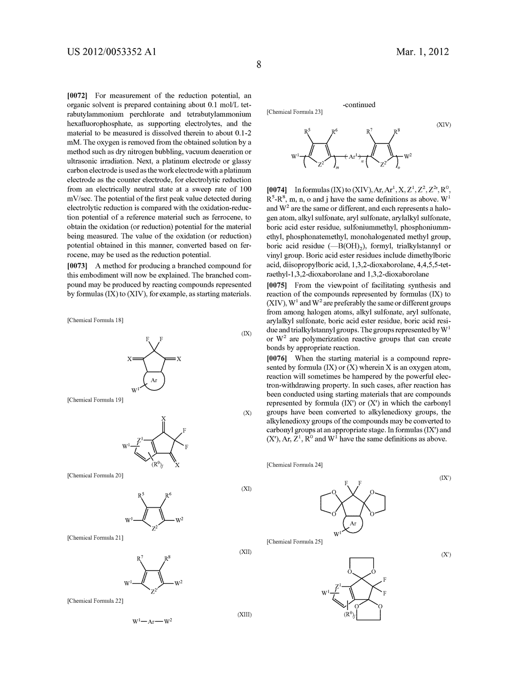 BRANCHED COMPOUND, AND ORGANIC THIN FILM AND ORGANIC THIN FILM ELEMENT     EACH COMPRISING SAME - diagram, schematic, and image 20