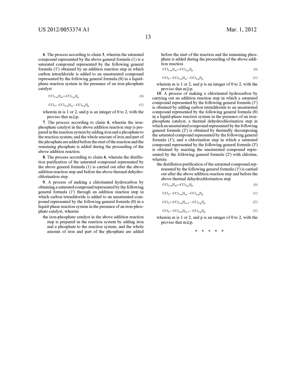 PROCESS OF MAKING A CHLORINATED HYDROCARBON - diagram, schematic, and image 14