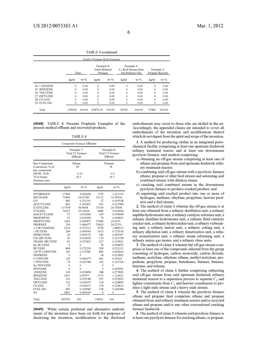 METHOD FOR PRODUCING OLEFINS BY DILUTE FEED CRACKING OF REFINERY OFF-GAS     AND OTHER LIGHT HYDROCARBONS - diagram, schematic, and image 09