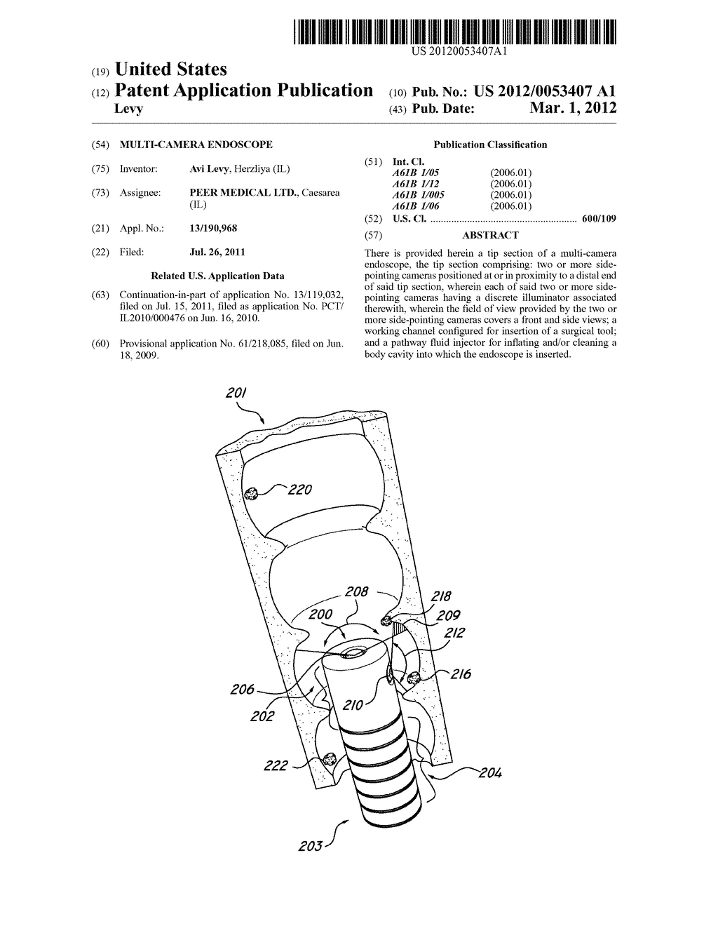 MULTI-CAMERA ENDOSCOPE - diagram, schematic, and image 01