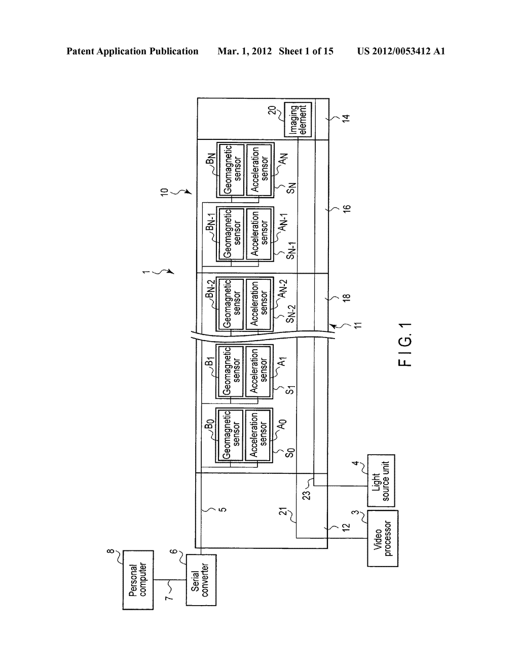 ENDOSCOPIC FORM DETECTION DEVICE AND FORM DETECTING METHOD OF INSERTION     SECTION OF ENDOSCOPE - diagram, schematic, and image 02