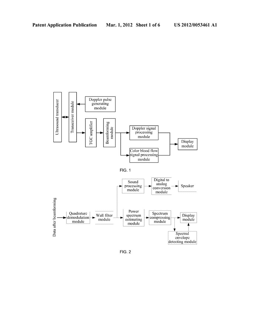 METHOD AND SYSTEM FOR SIMULTANEOUSLY DISPLAYING A DOPPLER IMAGE, A B-MODE     IMAGE, AND A COLOR BLOOD FLOW IMAGE - diagram, schematic, and image 02