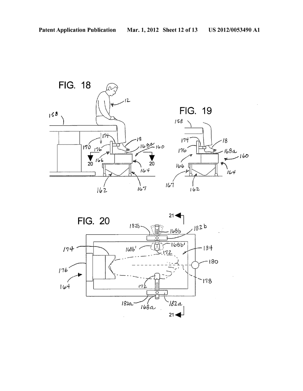 Apparatus and method for imaging feet - diagram, schematic, and image 13