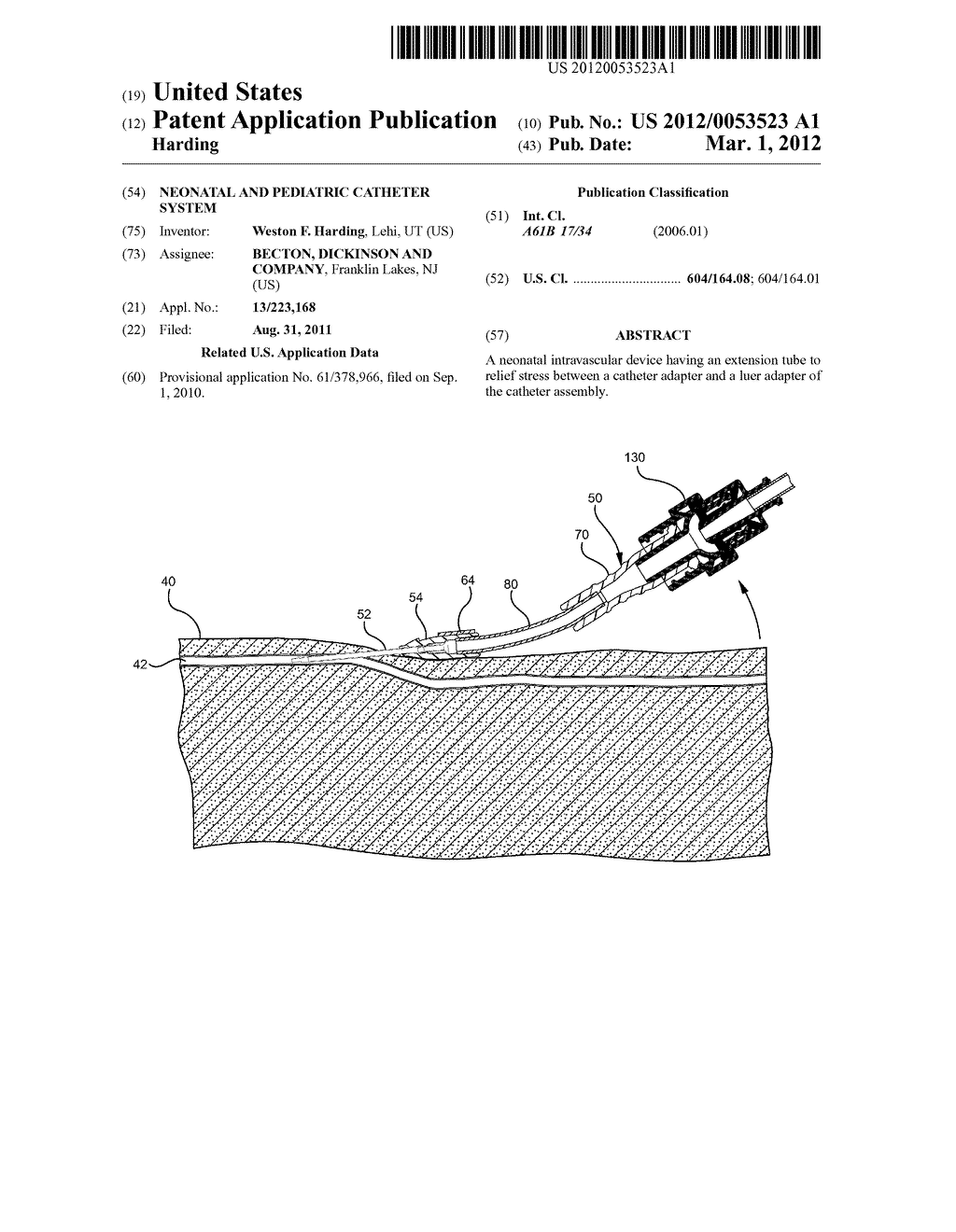 NEONATAL AND PEDIATRIC CATHETER SYSTEM - diagram, schematic, and image 01