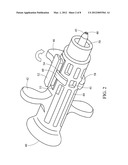 DRUG STORAGE AND DELIVERY DEVICE HAVING A RETAINING MEMBER diagram and image