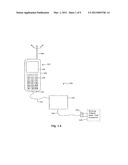 CELLULAR PHONE CONFIGURED WITH OFF-BOARD DEVICE CAPABILITIES AND     STARTER/CHARGER AND BATTERY TESTING CAPABILITIES diagram and image