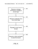 CHANGING RECORDS ASSOCIATED WITH A SOFTWARE APPLICATION diagram and image