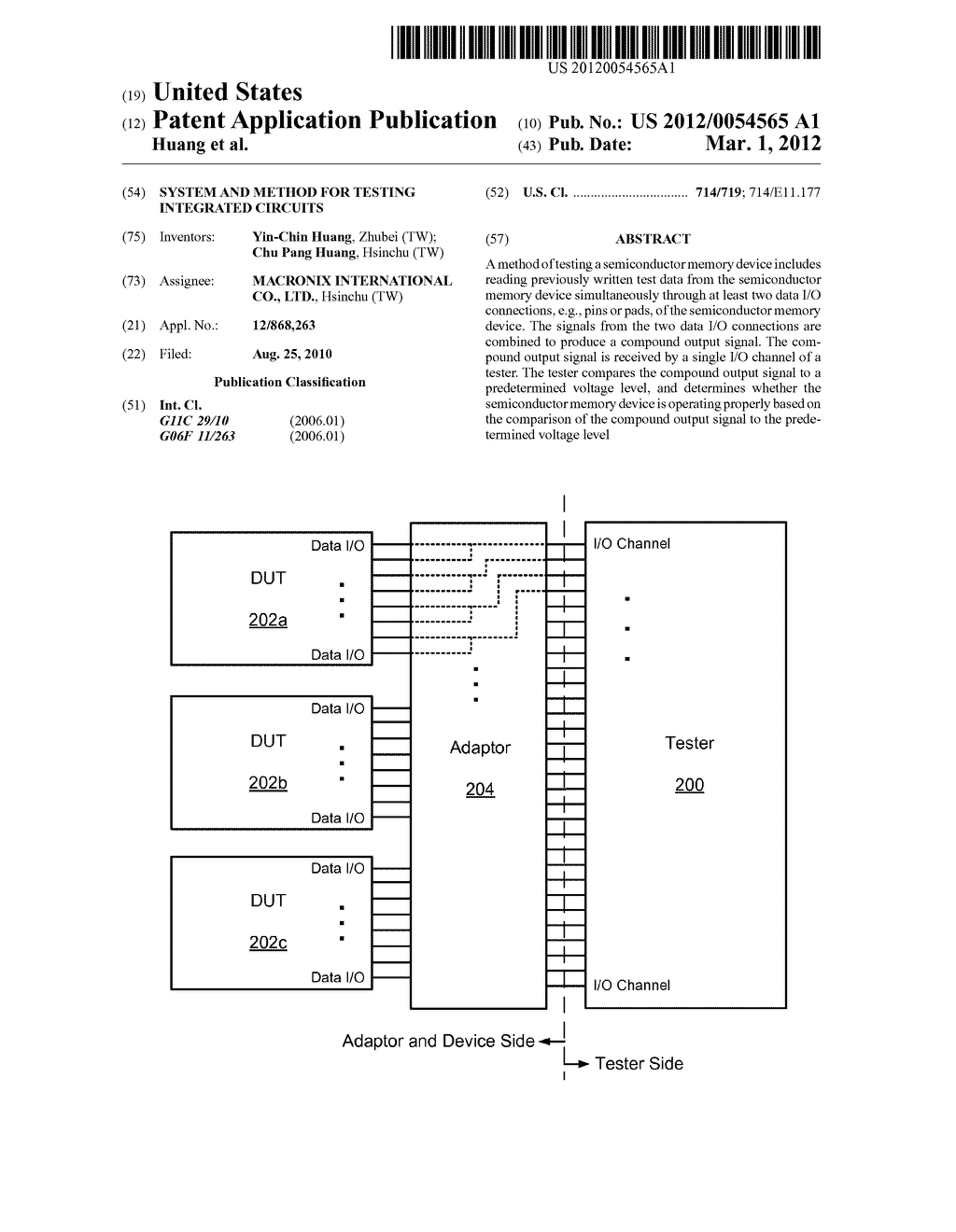 SYSTEM AND METHOD FOR TESTING INTEGRATED CIRCUITS - diagram, schematic, and image 01