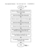 Method and system for providing simplified form filling in an on-demand     service diagram and image