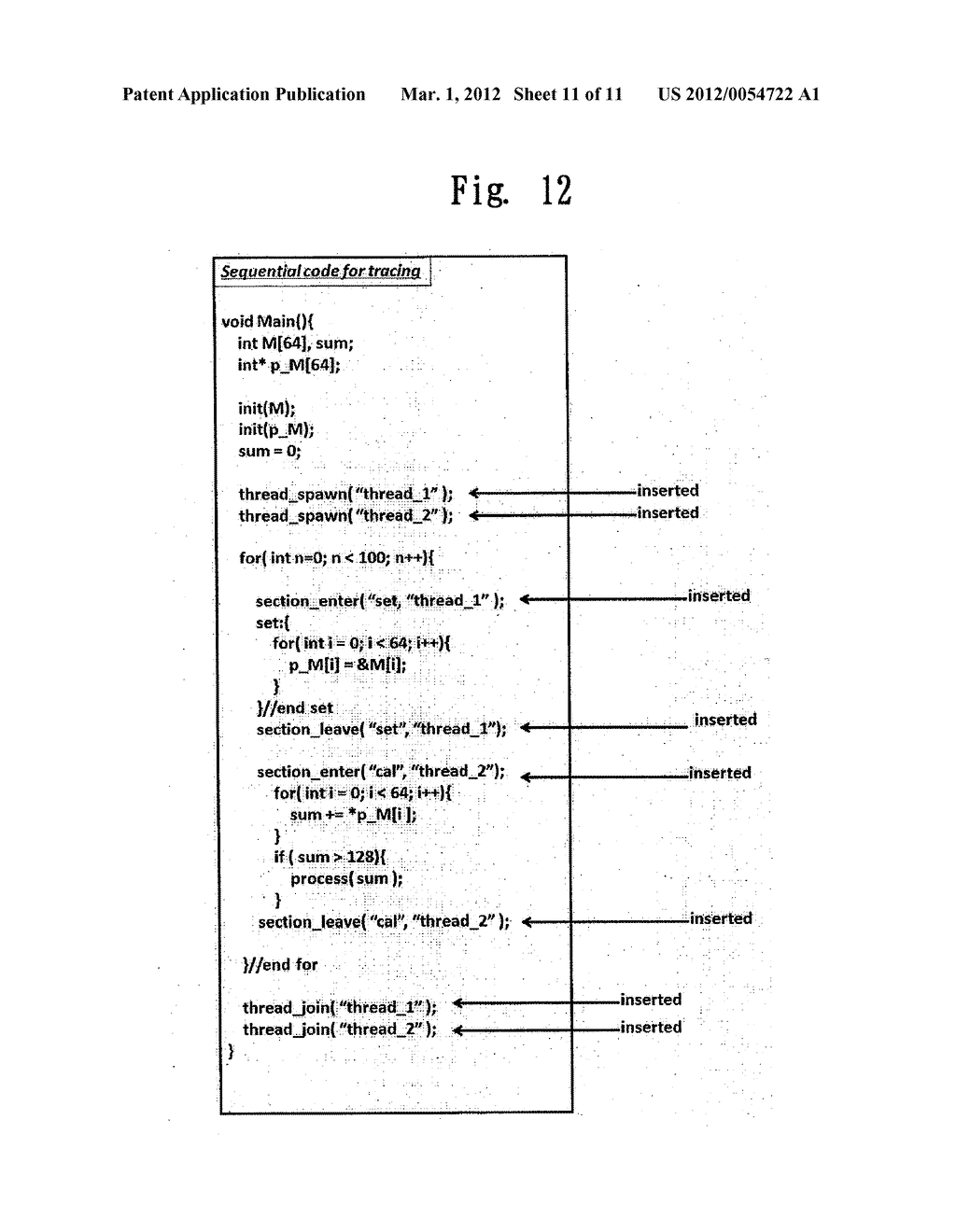 TRACE GENERATING UNIT, SYSTEM, AND PROGRAM OF THE SAME - diagram, schematic, and image 12