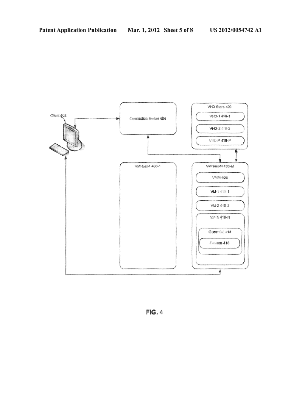 State Separation Of User Data From Operating System In A Pooled VM     Environment - diagram, schematic, and image 06