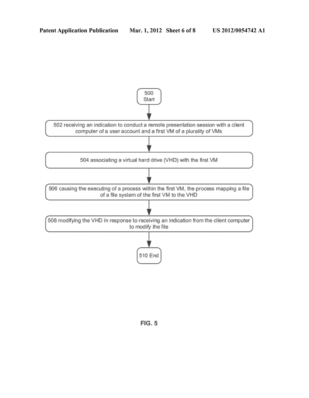 State Separation Of User Data From Operating System In A Pooled VM     Environment - diagram, schematic, and image 07