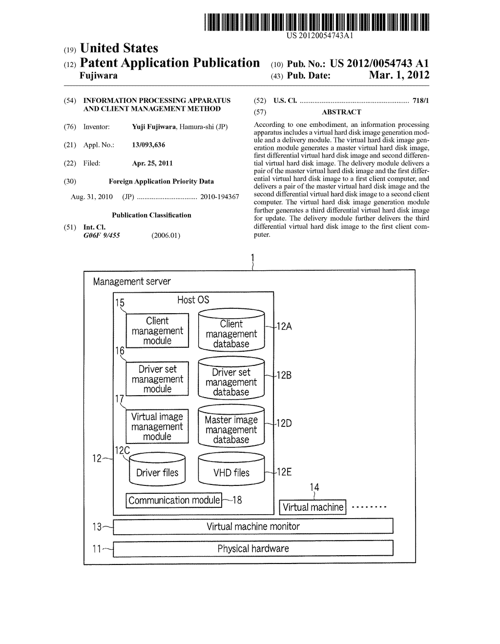 Information Processing Apparatus and Client Management Method - diagram, schematic, and image 01